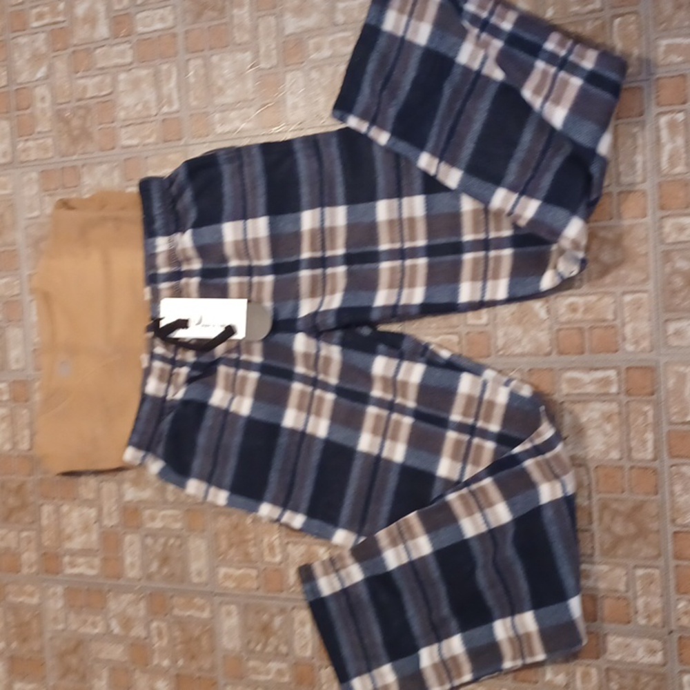 Ios Apparel Men's Tan Thermal And Fleece Pj Set